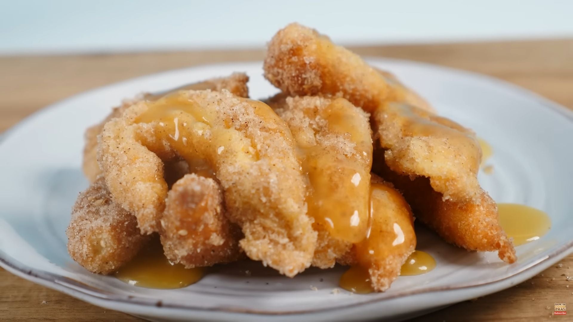 Ένα πιάτο με ένα θλιβερό churros βασισμένο σε μια συνταγή για το AI.